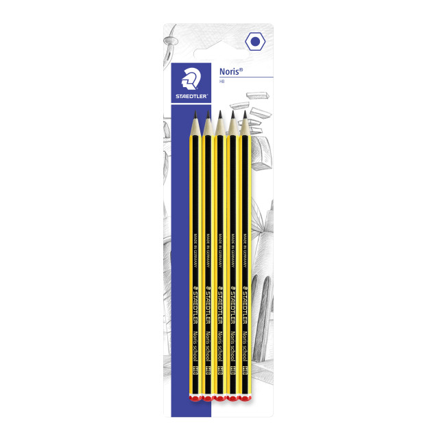 Staedtler Noris Pencils - HB (Pack of 5)